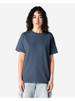 American Apparel - Unisex Garment Dyed Heavyweight Cotton Faded Navy T-Shirt