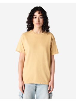 American Apparel - Unisex Garment Dyed Heavyweight Cotton Faded Mustard T-Shirt