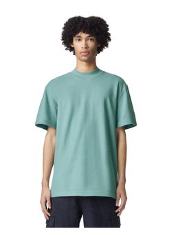 American Apparel - Unisex Pique Mock Neck Arctic T-Shirt