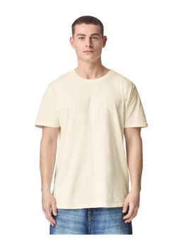 American Apparel - Unisex Fine Jersey Short Sleeve Cream T-Shirt