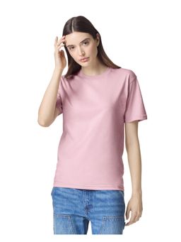 American Apparel - Unisex Fine Jersey Short Sleeve Tuper Pink T-Shirt