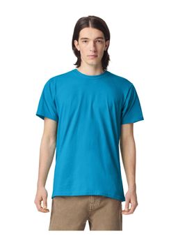 American Apparel - Unisex Fine Jersey Short Sleeve Teal T-Shirt