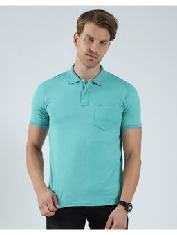 Monte Carlo - Men Solid Collar Neck Polo T-Shirt
