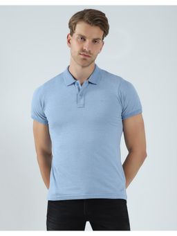 Monte Carlo - Men Solid Collar Neck Polo T-Shirt