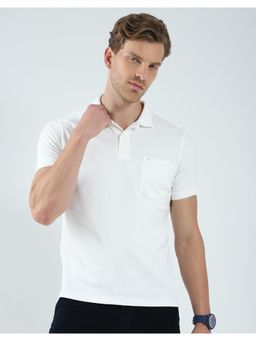 Monte Carlo - Men Solid Collar Neck Polo T-Shirt