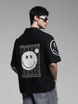 Jack & Jones - Black Oversized Fit Shirt