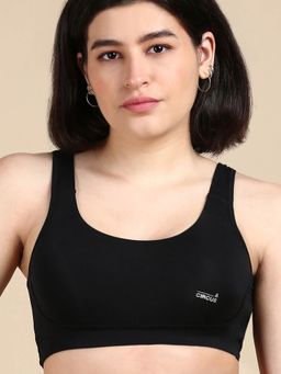 Tailor and Circus - Womens Tencel Modal Micro Sports Bra - Black