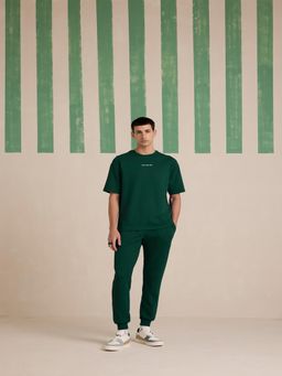 Muvazo - Ride The Waves Warm Green Co-Ord (Set of 2)