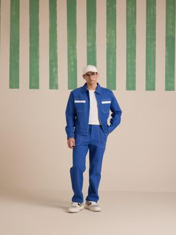 Muvazo - Skyline Shield Denim Co-Ord (Set of 2)