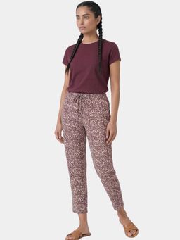 Enamor - Women Mid Rise 7/8 Length Drawstring Closure Pant