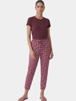 Enamor - Women Mid Rise 7/8 Length Drawstring Closure Pant