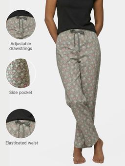 Enamor - Women Mid Rise Full Length Drawstring Hangout Pant