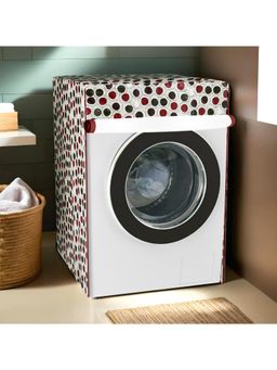 Kuber Industries - Dot Print Front Load Washing Machine Cover Multicolor