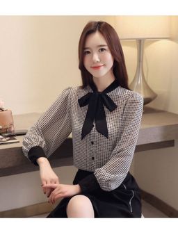 PARTIQ - White Printed Full Sleeves Shirt