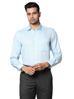 Raymond - Men Light Petrol Blue Shirt
