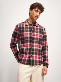 The Bear House - Multi-Color Checks Regular Fit Overshirt