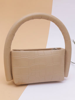 TREASO CLOSET - Beige Camellia Handheld Bag For Women (S)