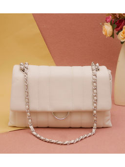 TREASO CLOSET - Off White Oriana Sling Bag For Women (M)