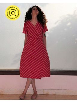 Chidiyaa - Pink Cotton Dress