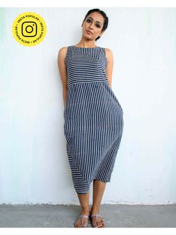 Chidiyaa - Blue Cotton Dress