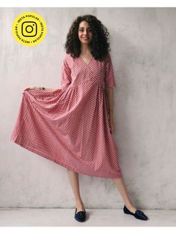 Chidiyaa - Pink Cotton Dress