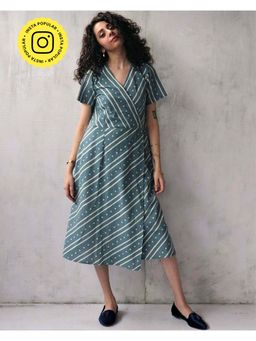 Chidiyaa - Blue Cotton Dress