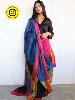 Chidiyaa - Holi Akanksha Handwoven Pure Cotton Viscose Saree