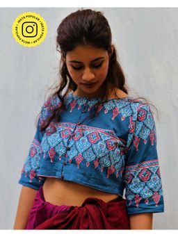 Chidiyaa - Midnight Symphony Neelanjali Stitched Blouse