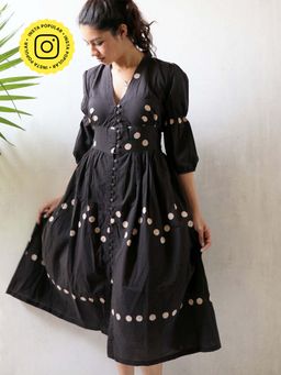 Chidiyaa - Caroline Cotton Dress - Polka