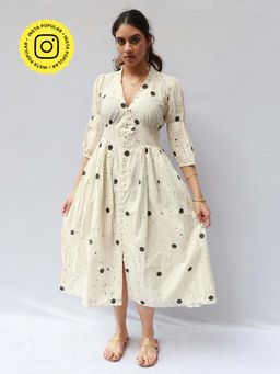Chidiyaa - Ava Cotton Dress - Polka