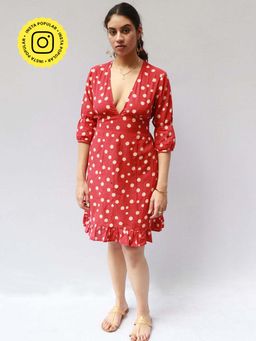 Chidiyaa - Lilou Cotton Dress - Polka