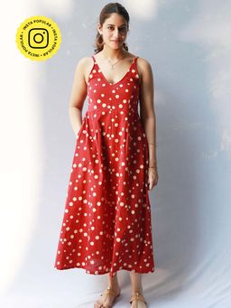 Chidiyaa - Abella Cotton Dress - Polka