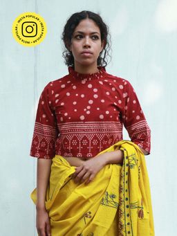 Chidiyaa - Cherry Cotton Blouse Fmtm