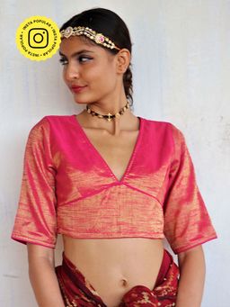 Chidiyaa - Madhura Cotton Zari Blouse Shringaar