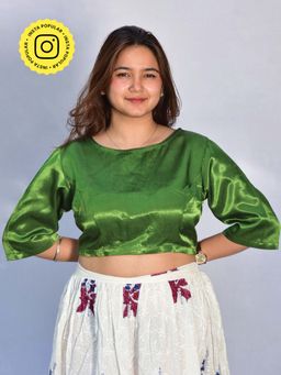 Chidiyaa - Grace Mashru Silk Blouse