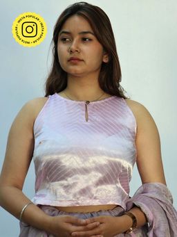 Chidiyaa - Gianna Mashru Silk Blouse