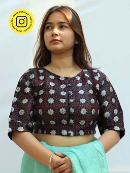 Chidiyaa - Raya Mashru Silk Blouse