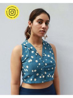Chidiyaa - Diane Cotton Blouse Polka
