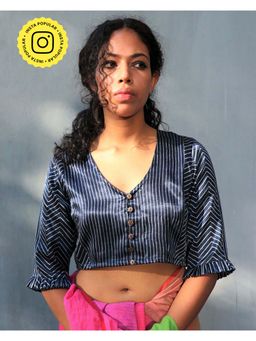 Chidiyaa - Divjot Mashru Silk Blouse