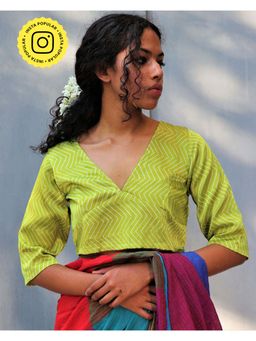 Chidiyaa - Birva Mashru Silk Blouse