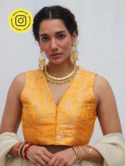 Chidiyaa - Onam Sanjula Brocade Blouse