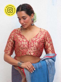 Chidiyaa - Jheel Leher Brocade Blouse