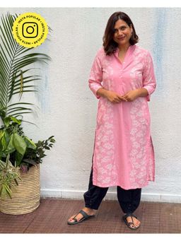 Chidiyaa - Mannat Block Printed Cotton Kurta
