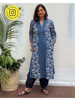 Chidiyaa - Ashalata Block Printed Cotton Kurta