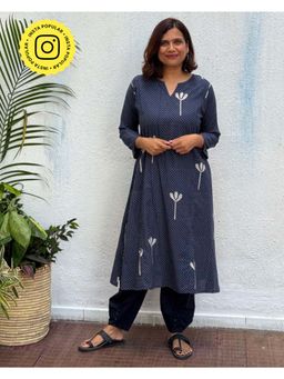 Chidiyaa - Roma Block Printed Cotton Kurta