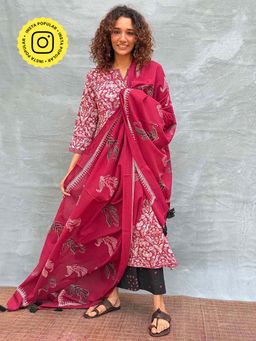 Chidiyaa - Pink Soil Hues Of Horizon Ed Cotton Dupatta