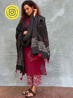 Chidiyaa - Black Soil Hymn Of Hills Ed Cotton Dupatta