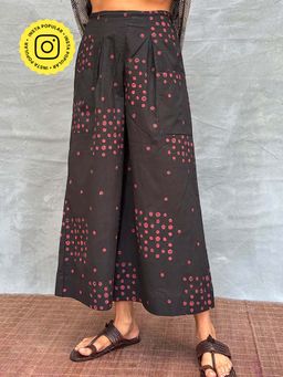 Chidiyaa - Soil Firelight Glow Printed Cotton Palazzo