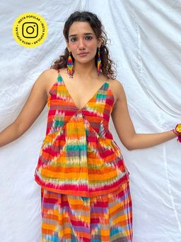 Chidiyaa - Dhwani Gamcha Cotton Top