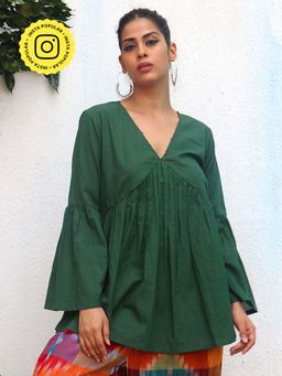Chidiyaa - Gamcha Rivaa Pure Cotton Top